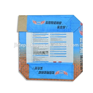 25kg ppc opc cement, mortar, tile adhesive packing bags with valve port