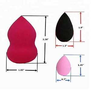 High Quality Soft Wholesale Private Label Mini Teardrop Non Latex Makeup Sponge Set Latex Free Custom Logo