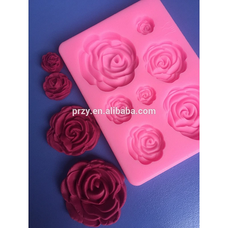 F2501 PRZY flower shape silicone fondant mold cake mold silicone fondant mold