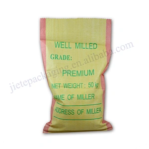 Factory supply cheap plastic pp woven bag for 25kg wheat flour