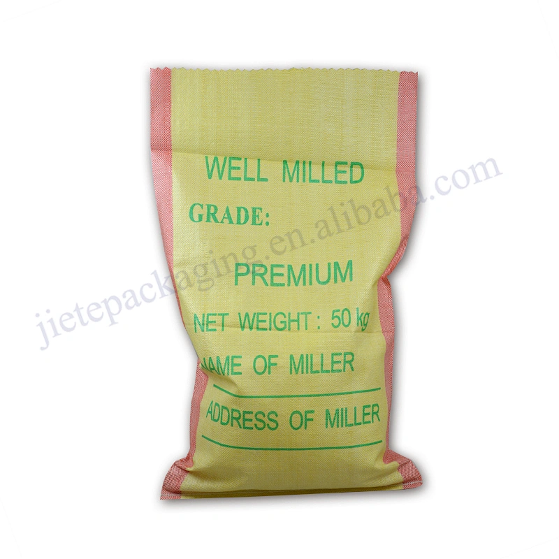 Factory supply cheap plastic pp woven bag for 25kg wheat flour