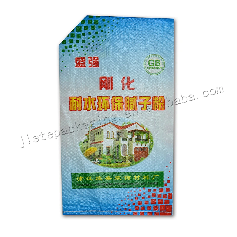 Customized 20kg 50kg bopp laminated pp woven cement bag for tile adhesive,mortar,gypsum,pitch