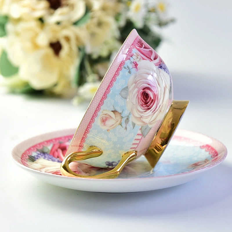 Safely material underglaze handmade paint pattern ceramic cup