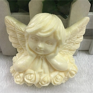 Little Angel fondant molds aromatherapy Baby plaster mold DIY handmade angel soap silicone Mold