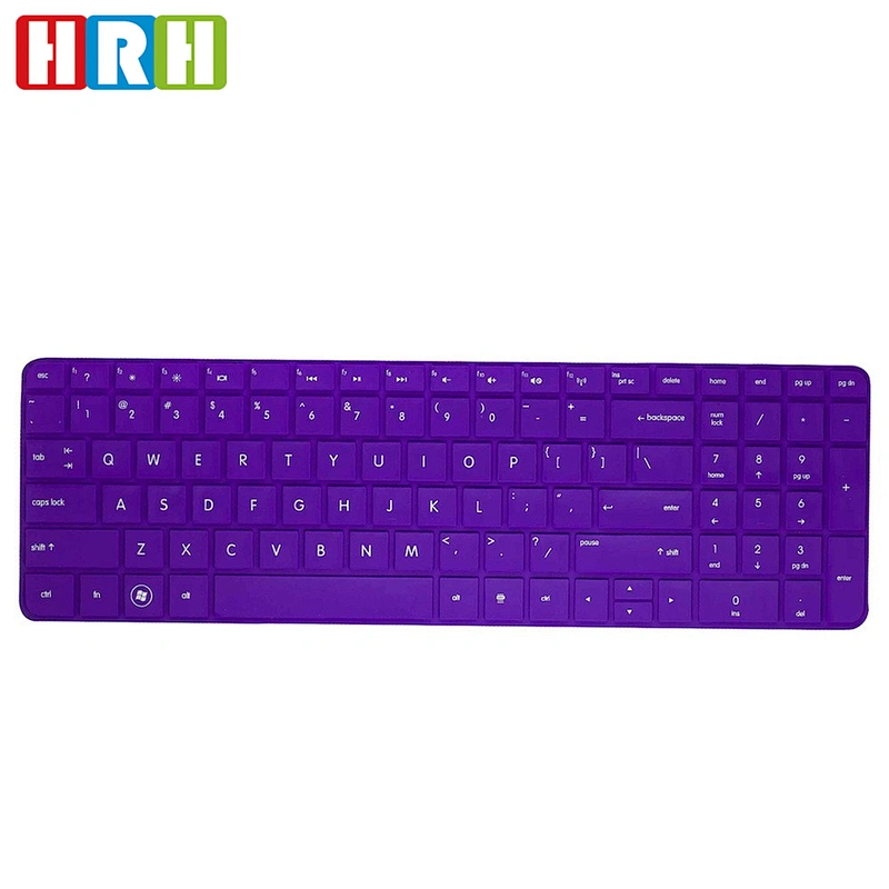 custom silicone keyboard cover keyboard skin for HP New DV6(with number pad)New G6