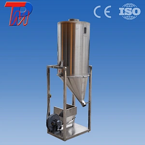 Plastic Recycle cusher line with storage hopper recycle line