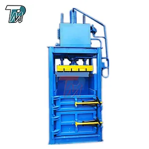 Vertical Hydraulic baler for used clothes and waste paper