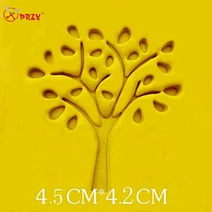 Various Tree shapes Soap stamps Acrylic pattern stamp handmade soap using plants Stamp