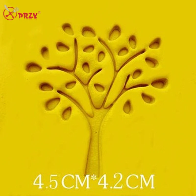 Various Tree shapes Soap stamps Acrylic pattern stamp handmade soap using plants Stamp