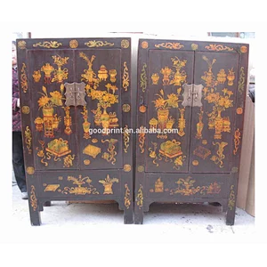 hinese antique furniture with drawer and door