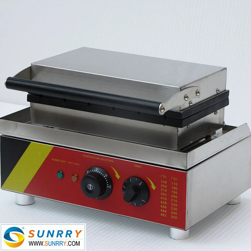 Electric 6 hole stainless steel waffle cake maker and waffle baker