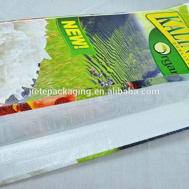 Video, 50kg 25kg BOPP film laminated pp woven bag for packing rice, flour, corn, agriculture food