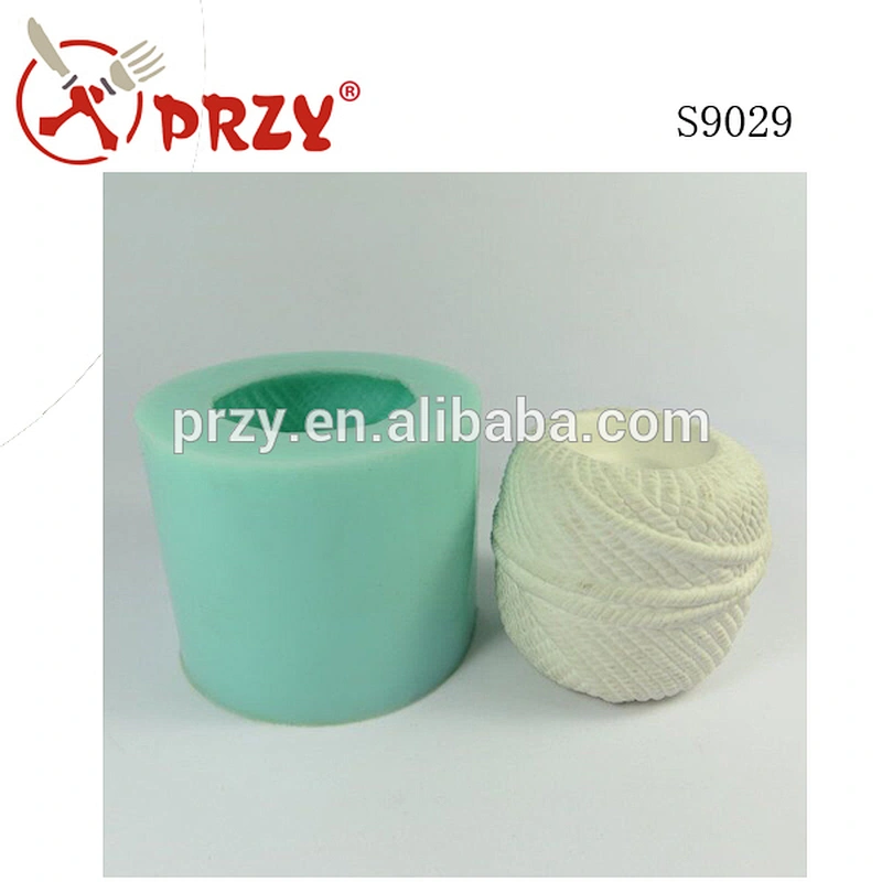S9029 Silicone forms candlestick Woollen cement concrete 3D mold candle holder molds for home decorations