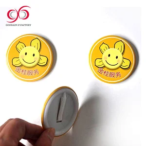 Custom badge 30mm blank personalized gift decorative custom name pin badge