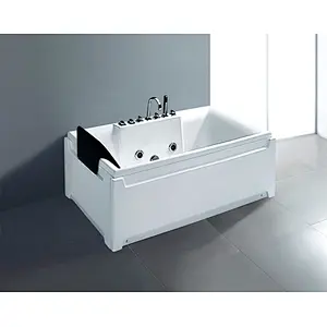 Hot selling rectangle acrylic bathtub whirlpool massage hot tub for adult
