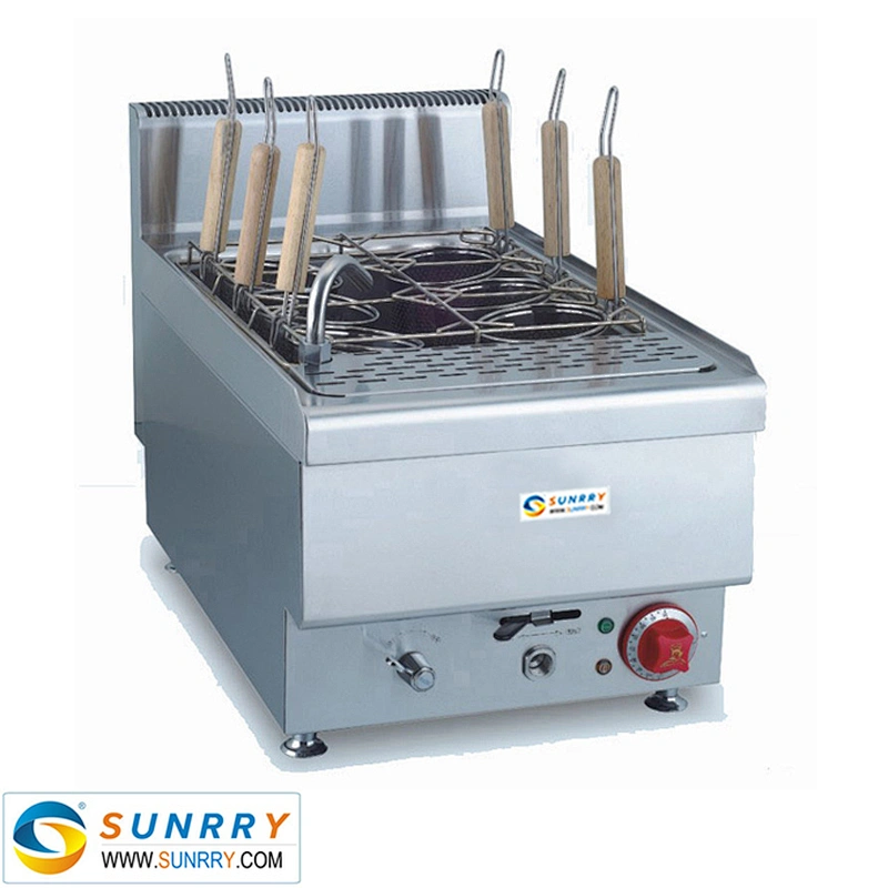 Electric counter top noodle cooker with 6 baskets restaurant pasta cooker (SUNRRY SY-PN400A)