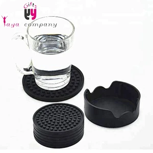 FDA Easy carry Silicone cup coaster