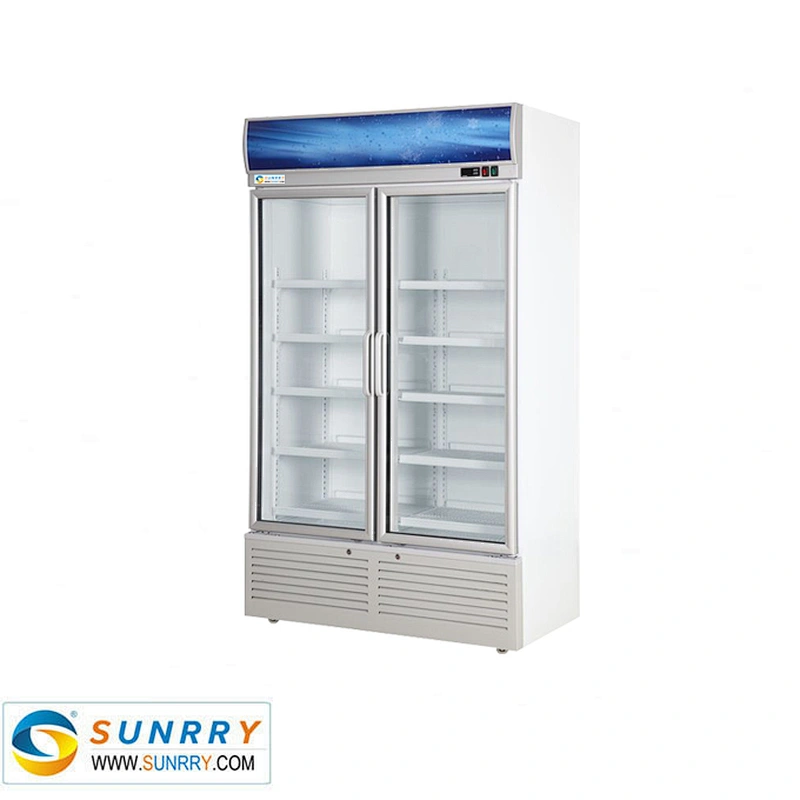Refrigerated Beverage Display Cabinets Double Doors 670L (SY-BC650B SUNRRY)