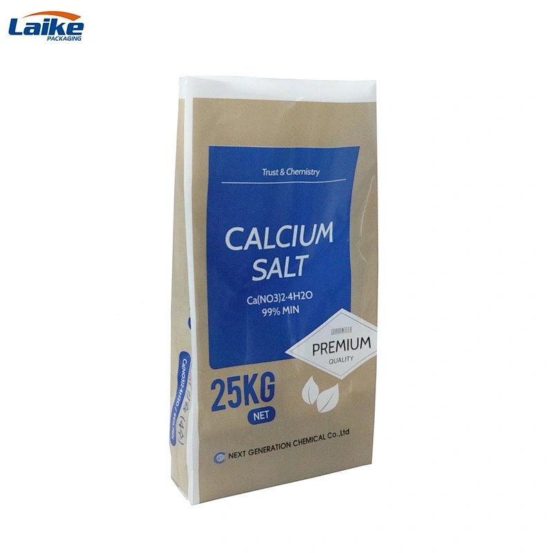 Korea 10kg laminated pp woven chemical fertilizer packing sack bag for sale