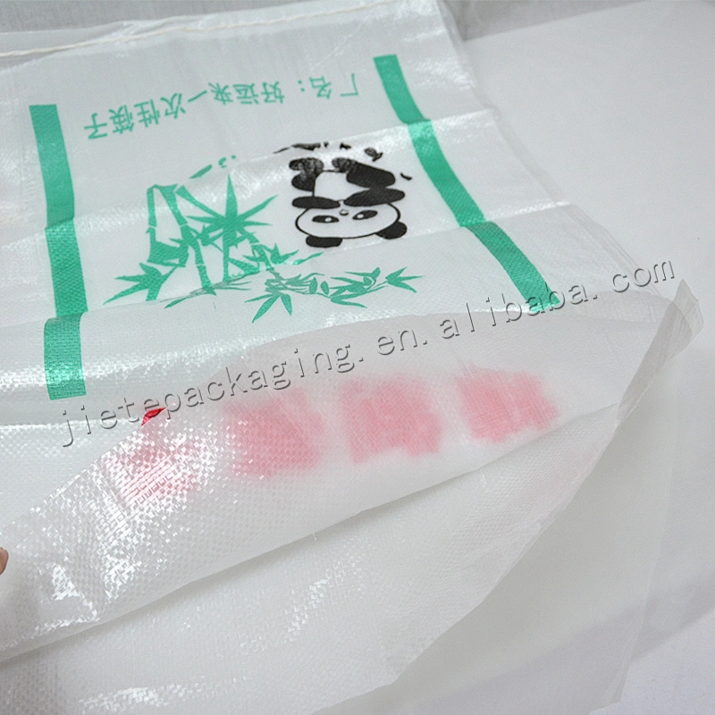 Supply professional white plastic pp woven bag for chopsticks packaging