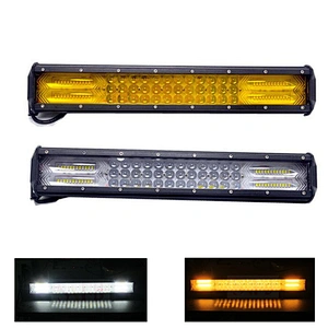 White Amber Flashing 2 Colors Barra LED 4X4 work Light Bar 8 inch to 32 inch led bar off road