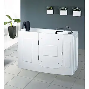 Pure Acrylic Walk in Bathtub For Old People And Disabled People