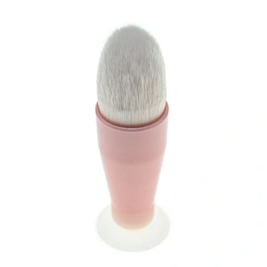 Wholesale professional makeup brush synthetic powder brush with suction