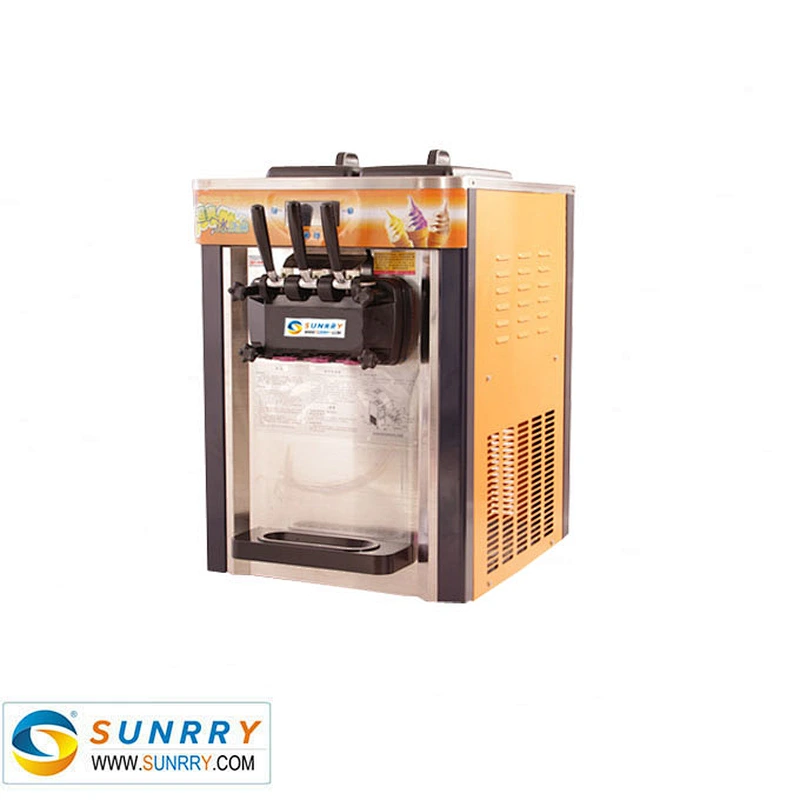 Hot sale counter top 3 flavors soft cheap ice cream machine price with factory price