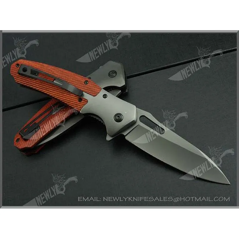 New Arrival Colorized Titanium Full Titanium Alloy Folding Knife