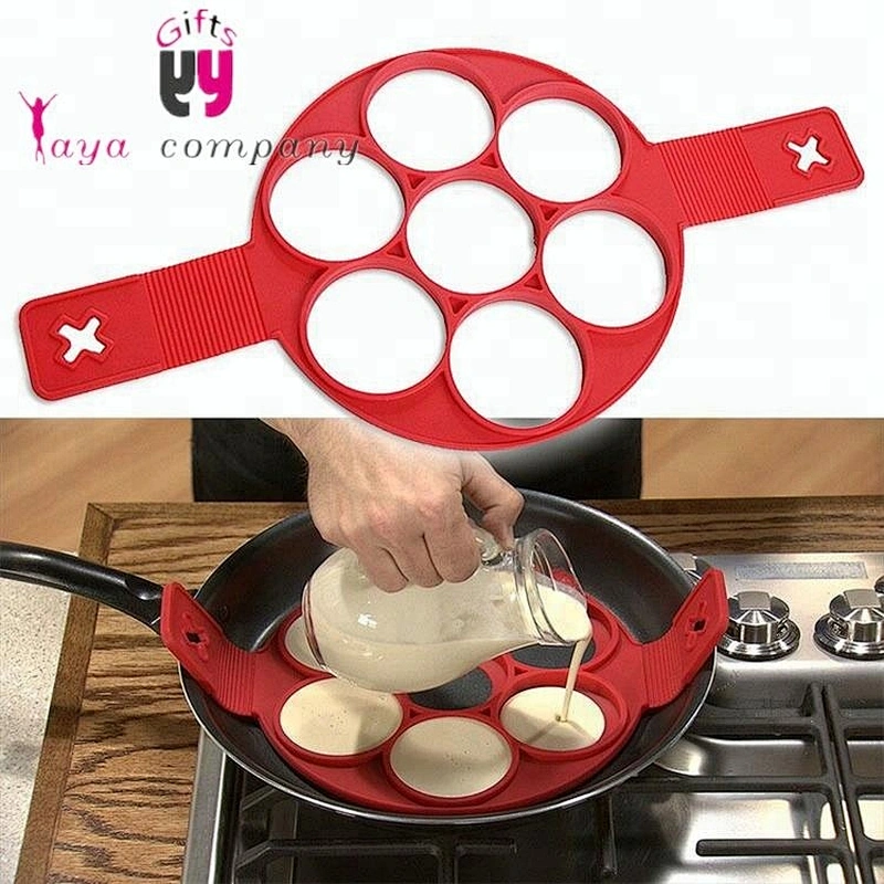 Wholesale FDA Approved 7 holes Muffin Pan Silicone Cake Mould