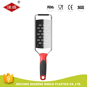 Kitchen accessories premium stainless steel cheese lemon ginger lime garlic chocolate zester grater with soft handle