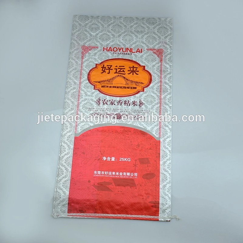 plastic PP woven bags packing for grains, cereal, rice, animal feed, vegetables