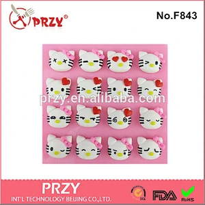 F483 PRZY hello kitty silicone mold for fondant ,silicone fondant mold for cakes