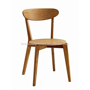 Scandinavian Retro solid oiled wood oak wood dining chairs