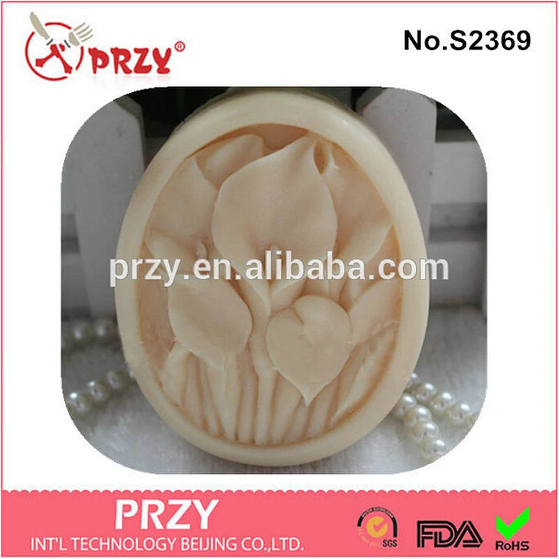 Przy S2369 handmade silicone molds for soap making