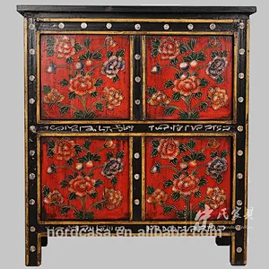 hand painted antique style tibetan furniture