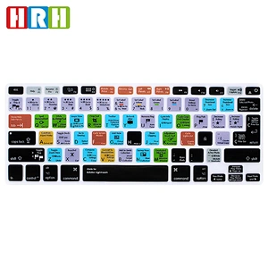 Eco-friendly Products for Ado be lightroom silicone cover Shortcuts Keyboard Protector for macbook pro 13 cover