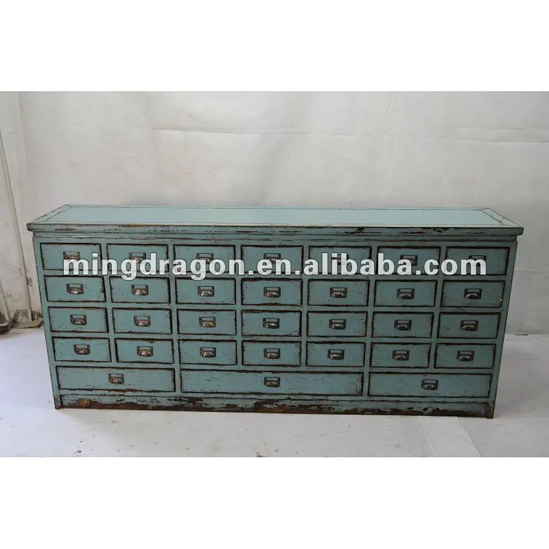 Chinese antique blue medicine cabinet