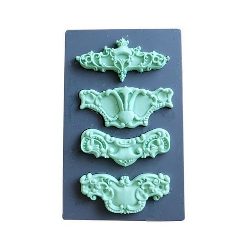 fondant tools cake decorating clay vintage art decor silicone molds