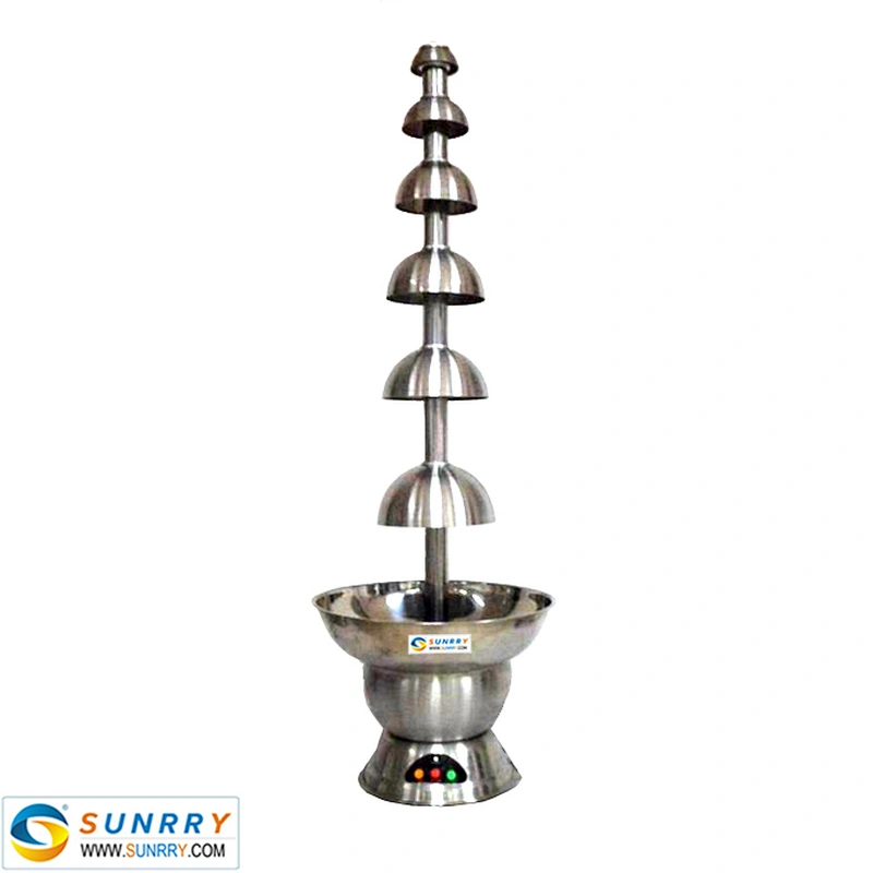 Hot sale small commercial stainless steel hot chocolate fountain machine