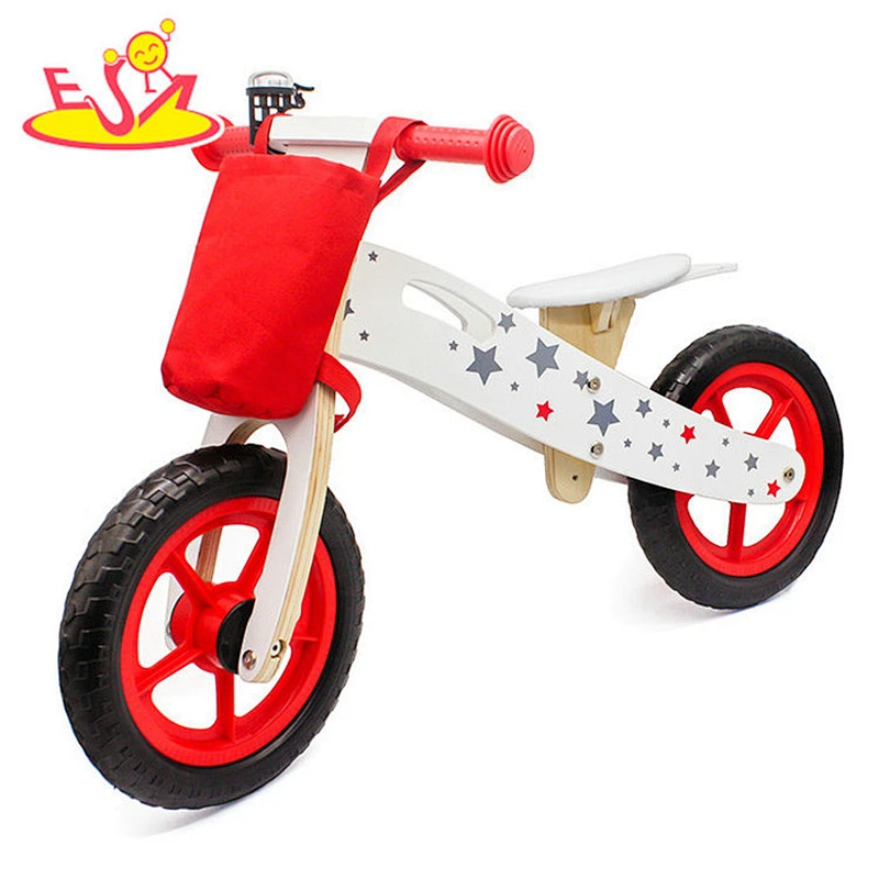 2019 On sale preschool pink wooden kids bikes for wholesale W16C194B