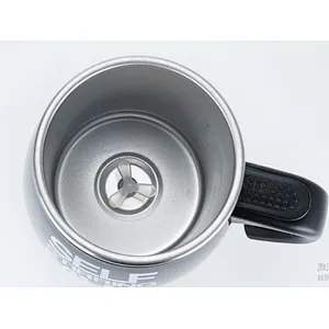 Customized 450ml Stainless Steel colorful Electric Coffee Mixing mug Automatic Self Stirring mug