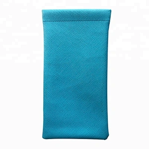 Sold color Soft Sunglasses PU Pouch Glasses Pouch