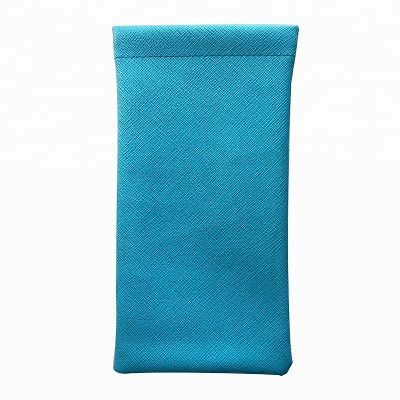 Sold color Soft Sunglasses PU Pouch Glasses Pouch