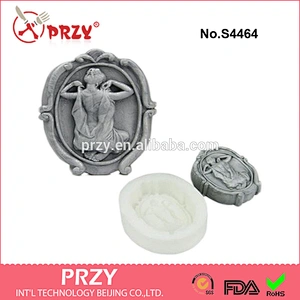 Woman back soap silicone mold, DIY candle molds, silicone rubber material