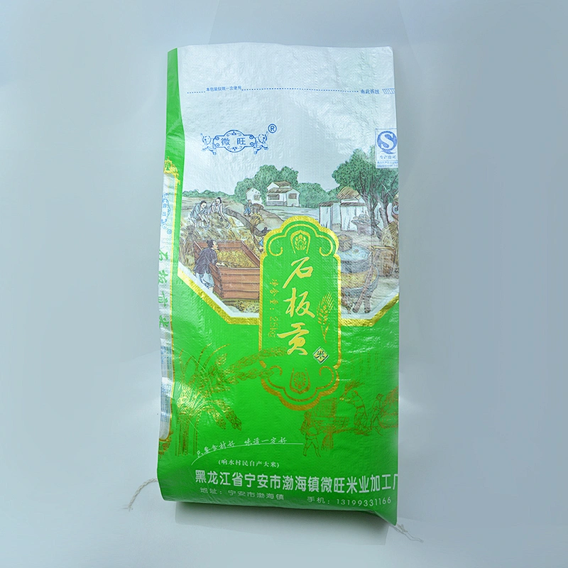 Customized pp woven grain, rice basmati , paddy packing bags