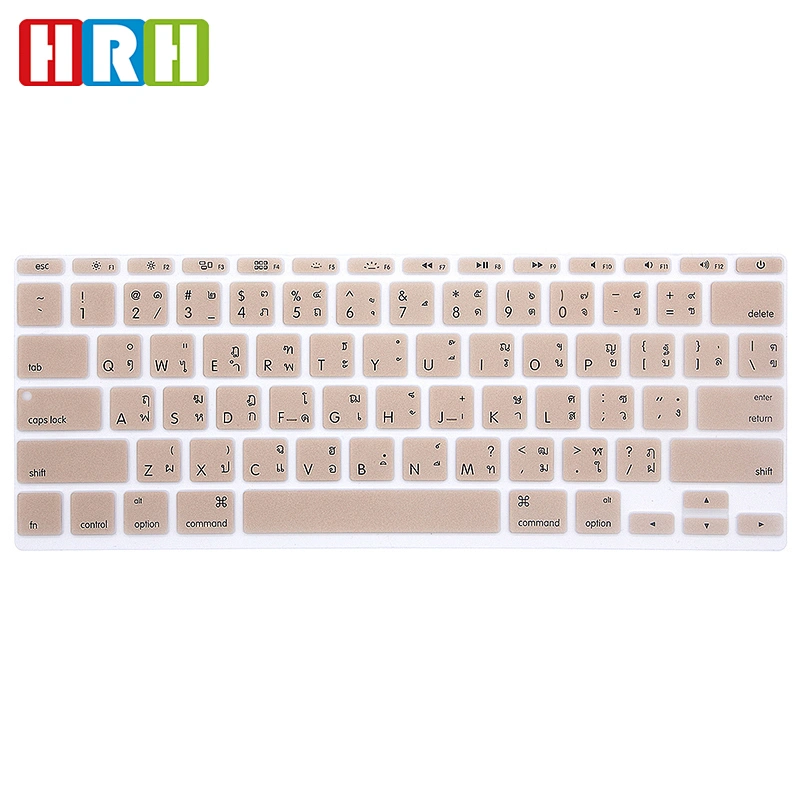 Thai Language Keyboard Skin Silicone Cover thai keyboard for macbook keyboard language for macbook air 11