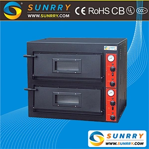 Professional kitchen equipment high efficiency 2 decks bread oven pizza baking oven for hotel & restaurant