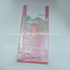 laminated and printed PP woven packaging feed, rice bag china supplier