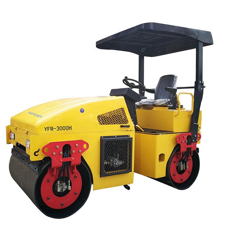 Ride on diesel engine compactor road roller